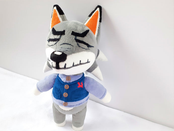 Handmade Dobie the wolf plush