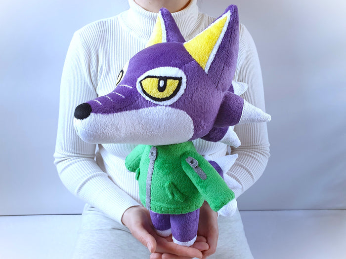 Handmade Lobo the wolf plush