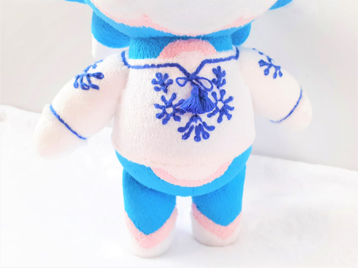 Handmade Skye the wolf plush