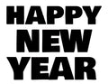 Happy New Year Vinyl Decal