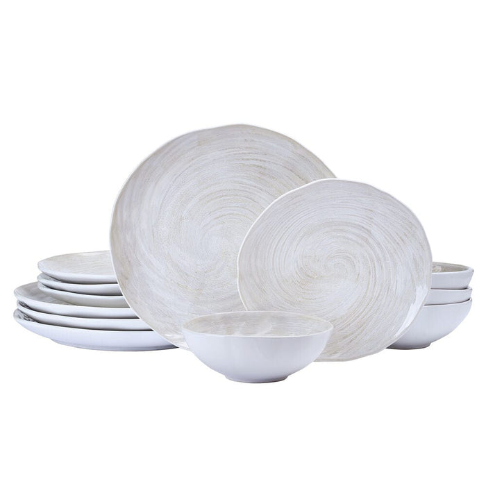Harley 12 Piece Dinnerware Set, Service for 4