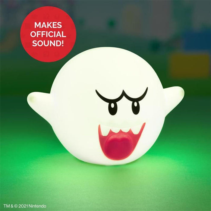 Headway LED Desk Lamp with Dimmer: red, white video game-inspired mushroom characters, ghost character, and question block, c