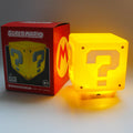 Headway LED Desk Lamp with Dimmer: red, white video game-inspired mushroom characters, ghost character, and question block, c