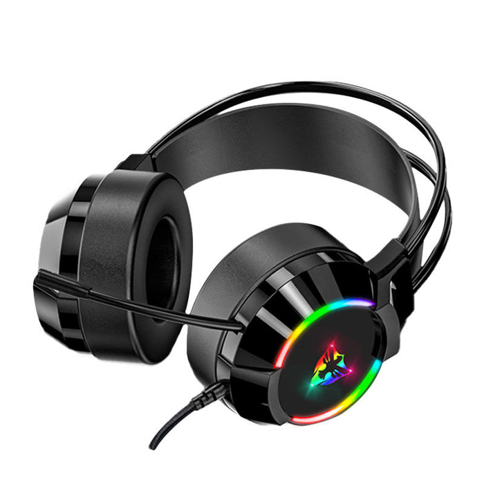 HG33L Gaming Headset: Immersive, Comfortable, Durable: black, dark gray over-ear gaming headset, futuristic gaming style