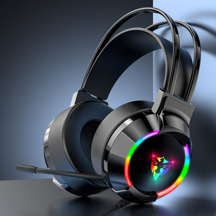 HG33L Gaming Headset: Immersive, Comfortable, Durable: black, dark gray over-ear gaming headset, futuristic gaming style
