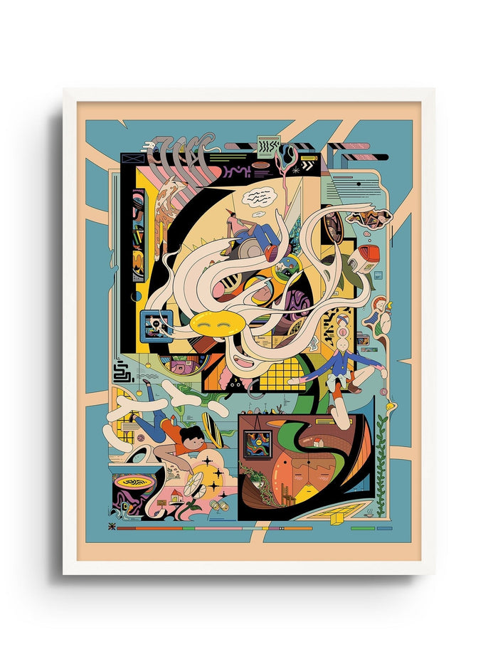 HouseplantPoachedEgg - Ori Toor - East Side Studio - Art Prints
