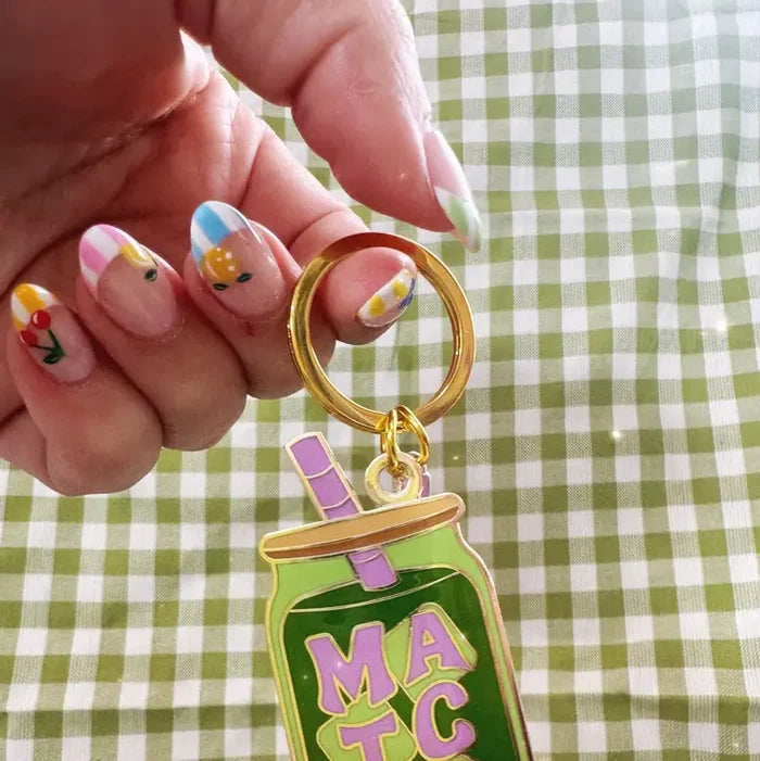 Iced Matcha Keychain