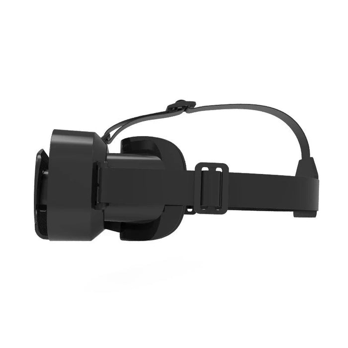 Immersive VR Headset with Controller: black, dark gray VR headset/goggles, modern tech style