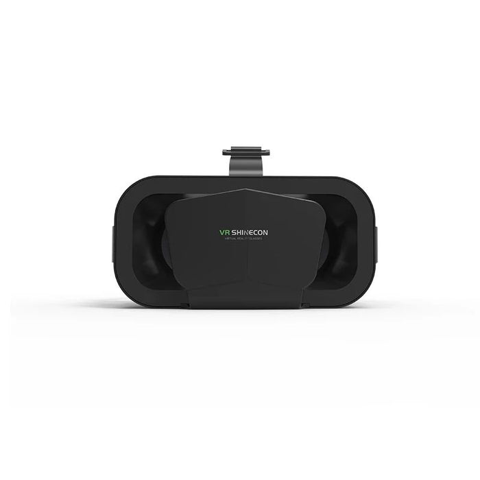 Immersive VR Headset with Controller: black, dark gray VR headset/goggles, modern tech style