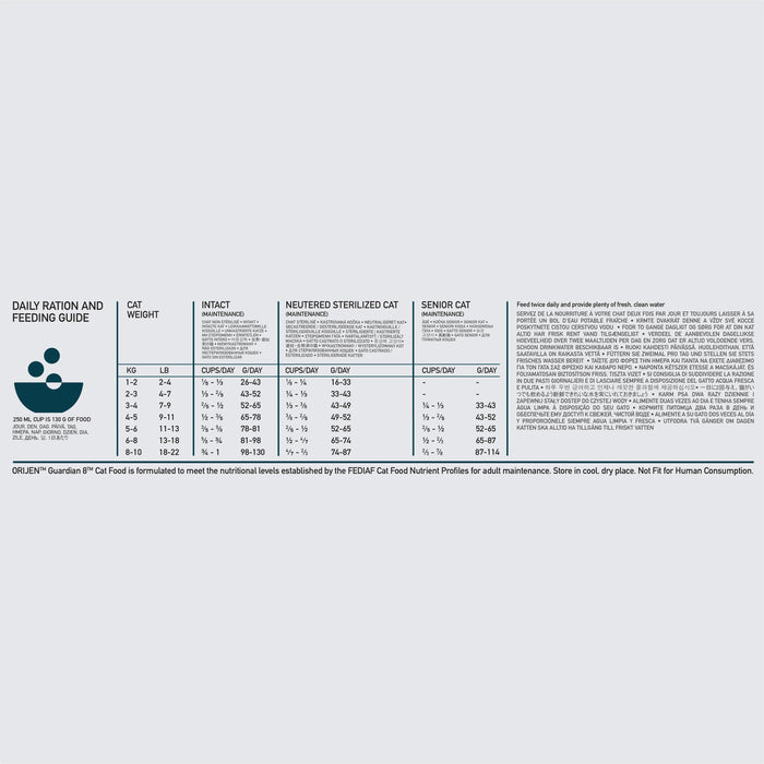 IN STORE Biologically Appropriate Guardian 8 Cat Dry Food 4.5kg