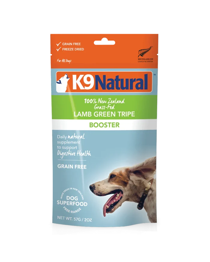 K9 Natural Freeze Dried Lamb Green Tripe Booster 57g