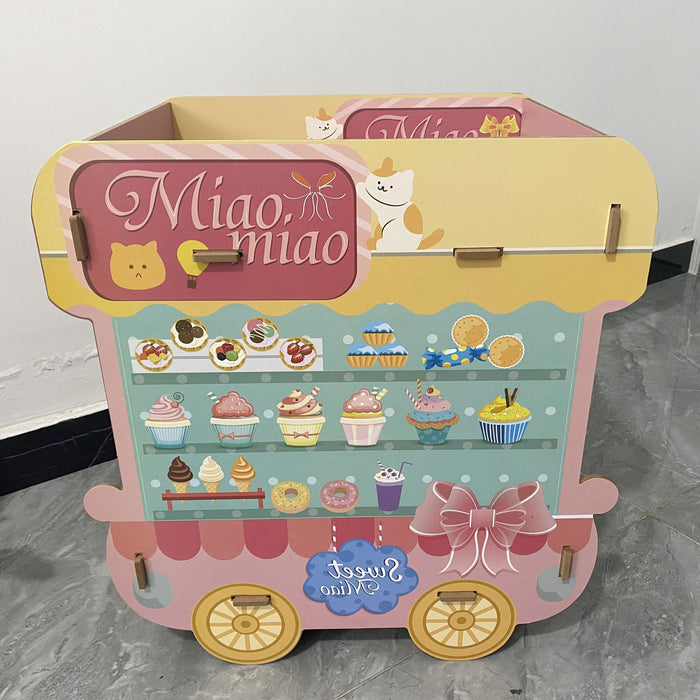 Kitty Shop Icecream Cart Scratcher Box