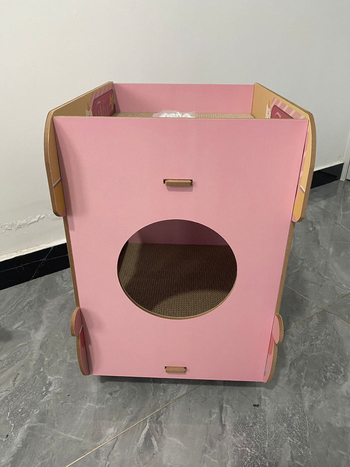 Kitty Shop Icecream Cart Scratcher Box