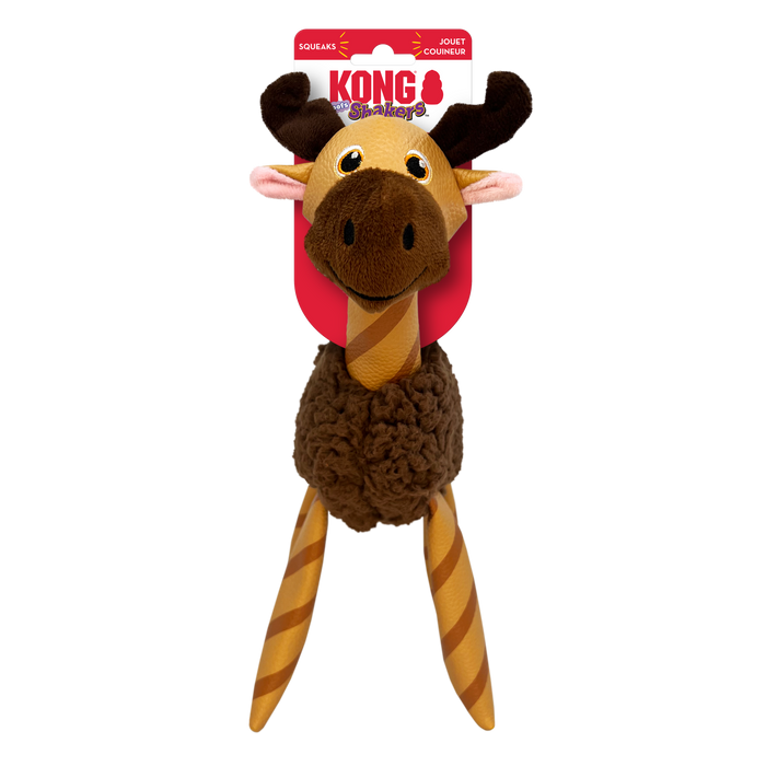 KONG Floofs Shakers Moose Dog Toy