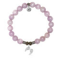 Kunzite Gemstone Bracelet with Infinite Protection Sterling Silver Charm