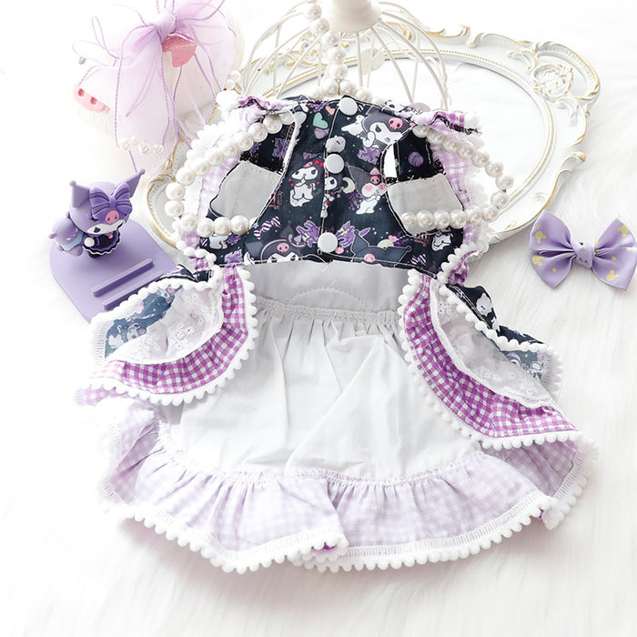 Kuromi Lolita Pet Dress