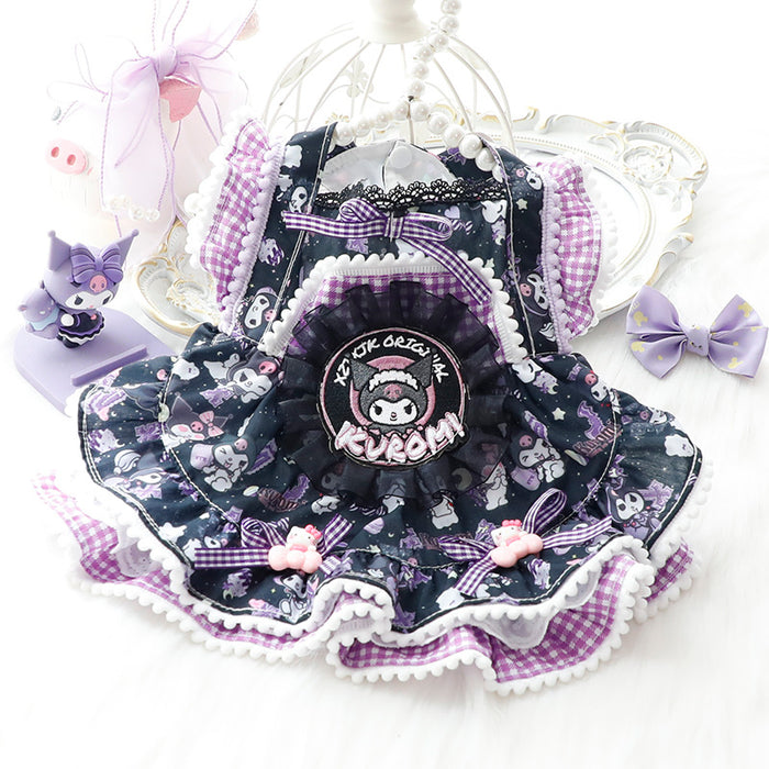 Kuromi Lolita Pet Dress