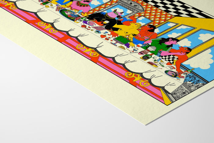 La Cène - Petrouchkaka - Fine Art Paper 200gsm |frame=Fine Art Paper 200gsm|