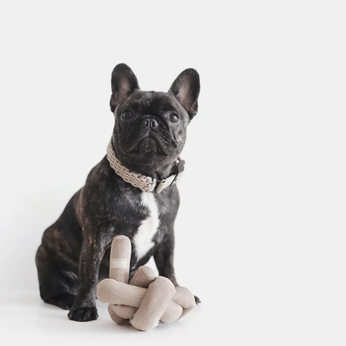 Lambwolf Collective Nounou Tan with Crinkle Clusters Enrichment Dog Toy