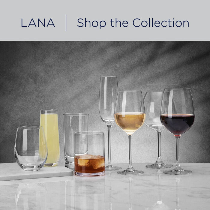 Lana Set of 4 Stemless Wine Glasses