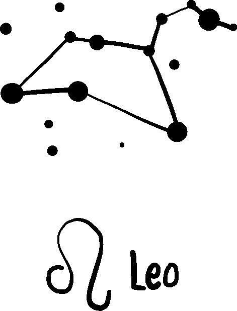 Leo Astrology Sign Vinyl Decal