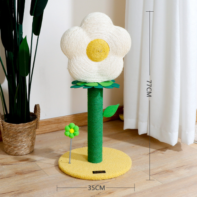LezzPet Daisy Flower Cat Scratcher