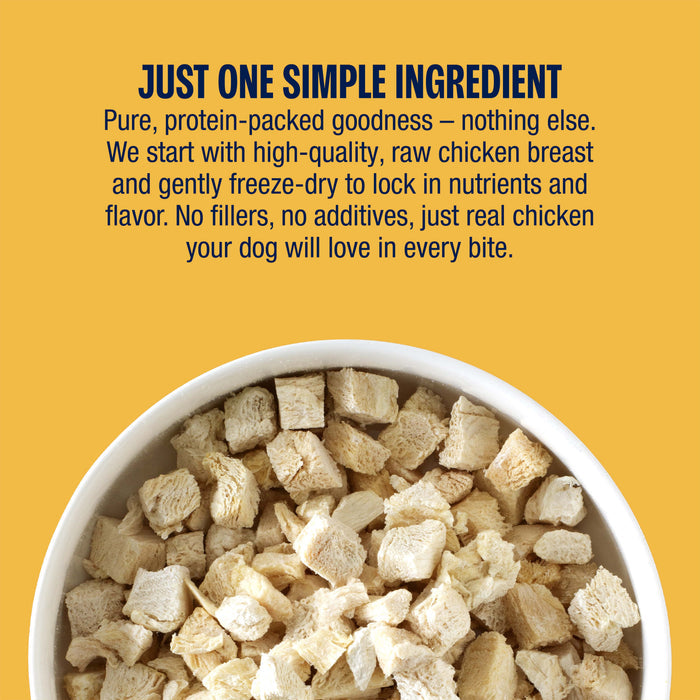 Muenster Freeze Dried dog treats one ingredient chicken