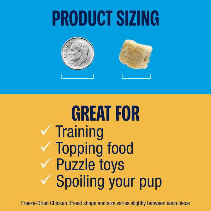 Muenster Freeze Dried dog treats one ingredient chicken