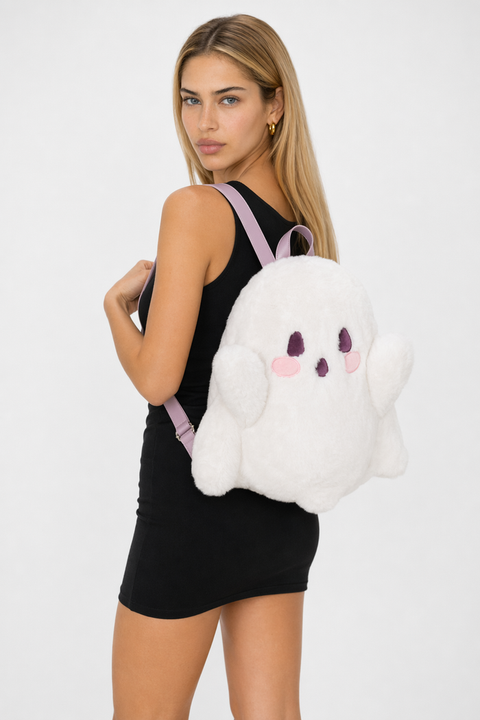 Little Ghost Kawaii Plushie Backpack Default