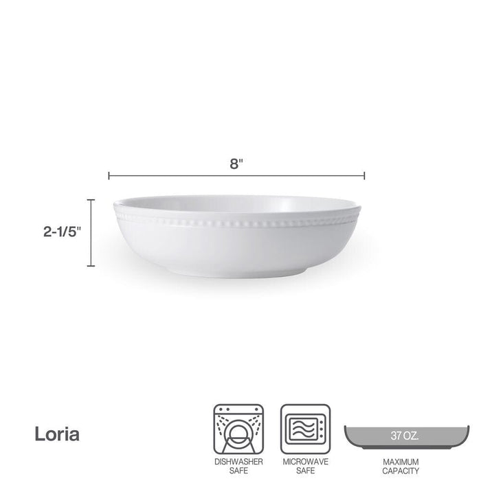 Loria Set of 4 Pasta Bowls