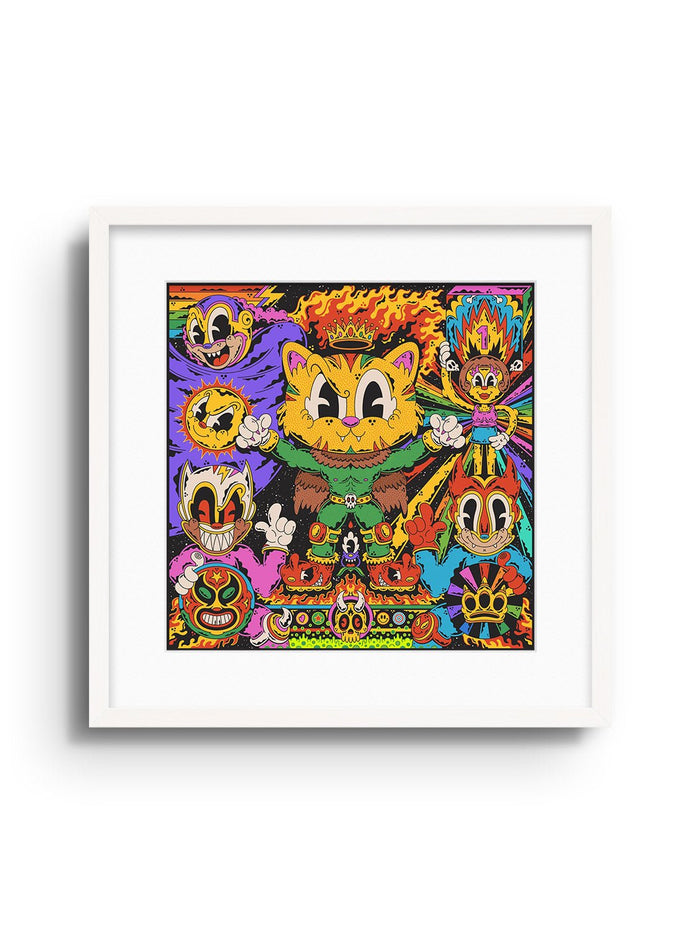 Lucha Libre - uyo66 - East Side Studio - Art Prints