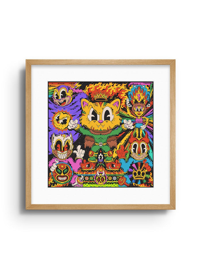 Lucha Libre - uyo66 - East Side Studio - Art Prints