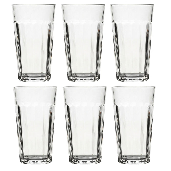 Mable Set of 6 Highball Tumbler Glasses 12oz.