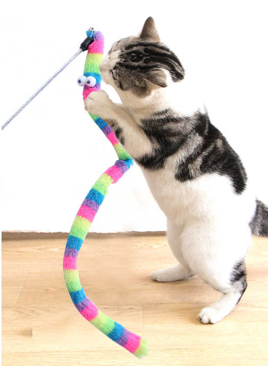 Magic Worm Cat Teaser Toy