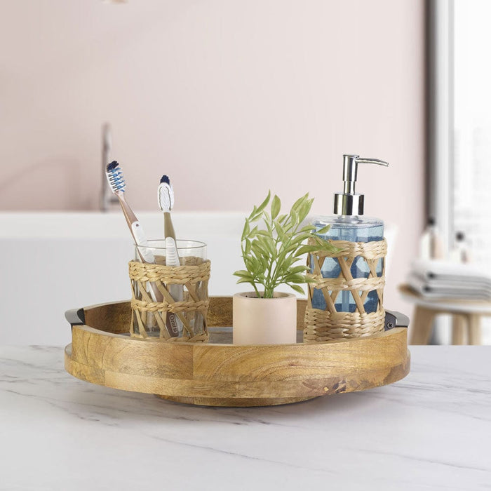 Marble Design Lazy Susan Serve Tray