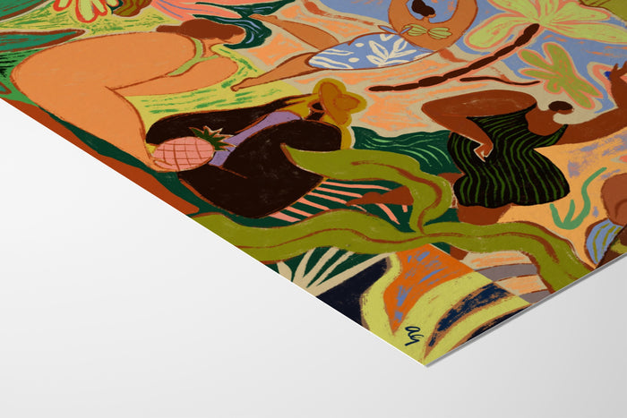 Midsummer in Motion - Arty Guava - Fine Art Paper 200gsm |frame=Fine Art Paper 200gsm|