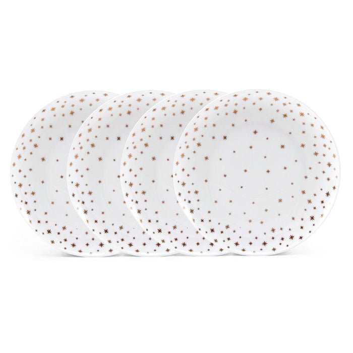 Millie Gold Set of 4 Dinner Plates
