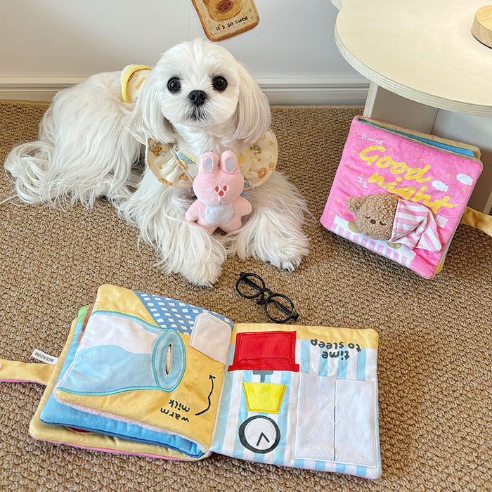 MyFluffy Good Night Book Snuffle Toy