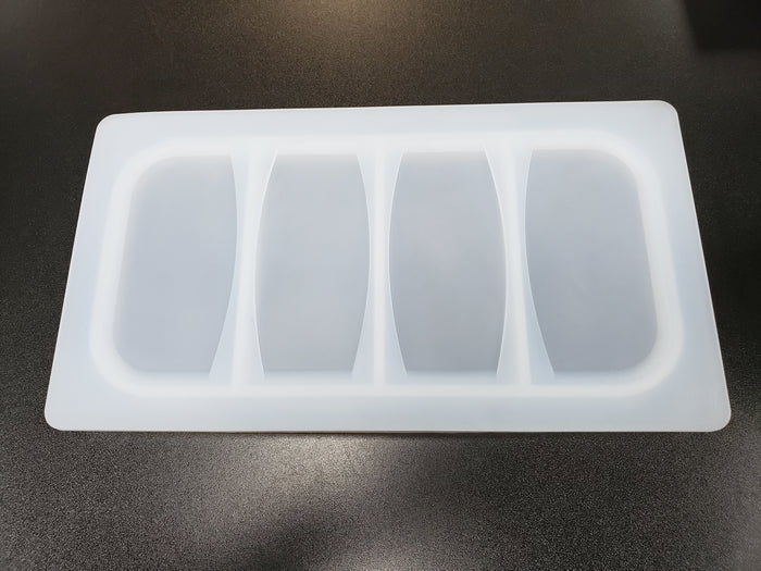 New Ever-Ocean SW013 1/3 Food Pan Silicone Lids Package of 4