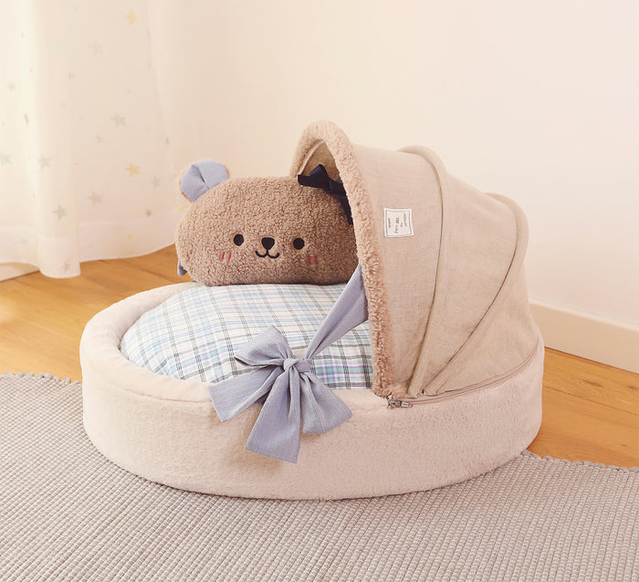 Nifty Fairy Denim Bear Pet Cot
