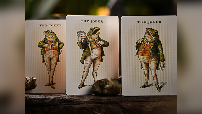 Notorious Gambling Frog (Green or Orange) Playing Cards by Stockholm17
