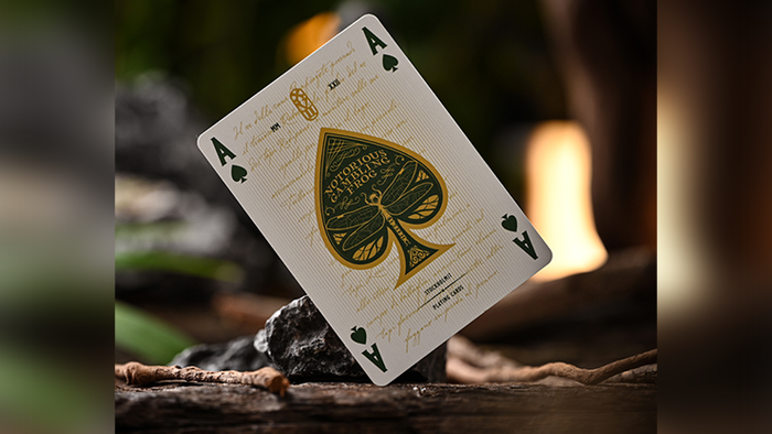 Notorious Gambling Frog (Green or Orange) Playing Cards by Stockholm17