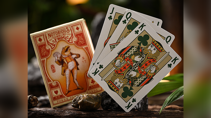 Notorious Gambling Frog (Green or Orange) Playing Cards by Stockholm17