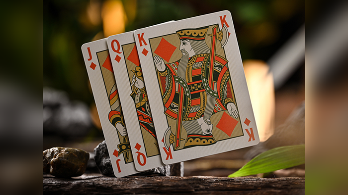 Notorious Gambling Frog (Green or Orange) Playing Cards by Stockholm17