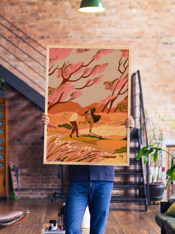 November - Arty Guava - A1 - Natural Wood Frame |frame=A1 - Natural Wood Frame| |type=lifestyle|