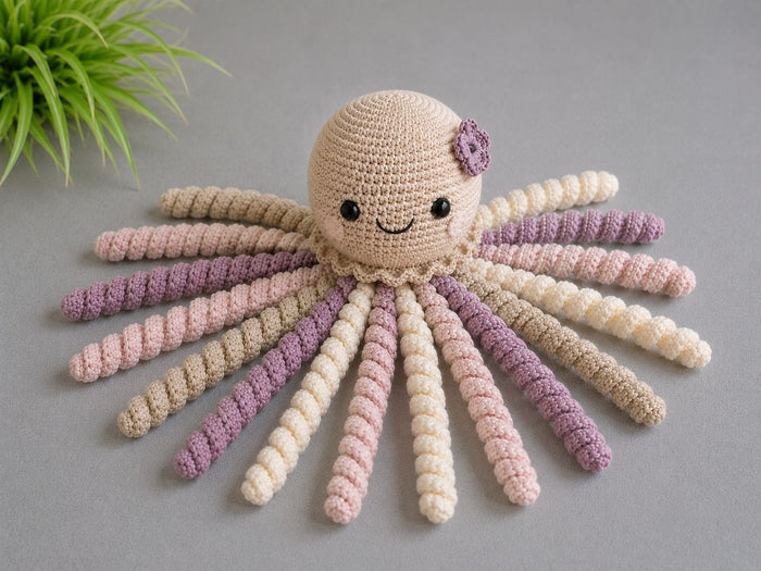 Octopus Crochet home decor