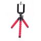 Octopus Phone Stand: Adjustable, Portable Holder: black, dark gray flexible mini tripod with phone holder, minimal functional