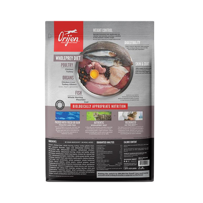 ORIJEN Biologically Appropriate Fit & Trim Cat Dry Food