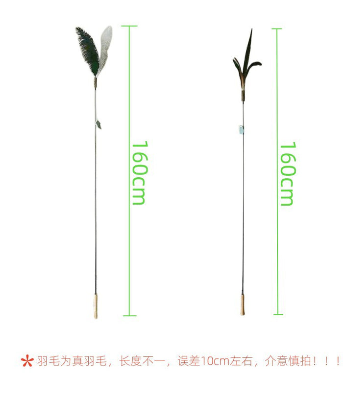 PALS WOW Extra Large Feather Cat Teaser with Silvervine