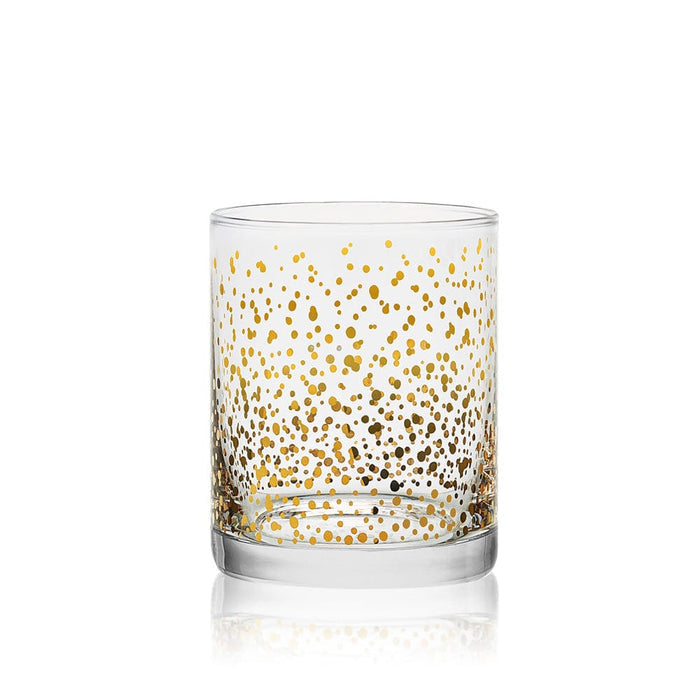 Party Set of 4 Double Old Fashioned Whiskey Glasses